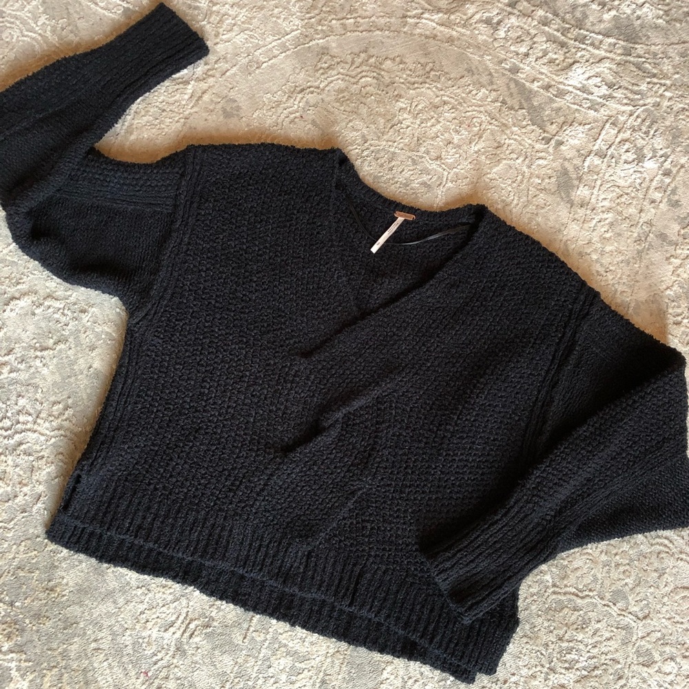 Free People Crop Sweater